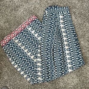 High waisted flowy pants